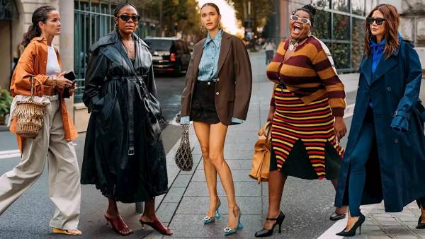 Paris Fashion Week : Paris streets included short hemlines, long overcoats and sturdy flat boots